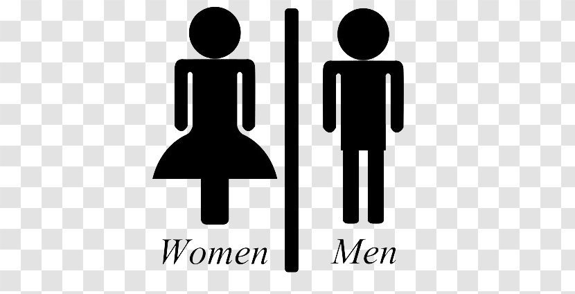 Logo Download Toilet - Monochrome - Men And Women Sign Transparent PNG