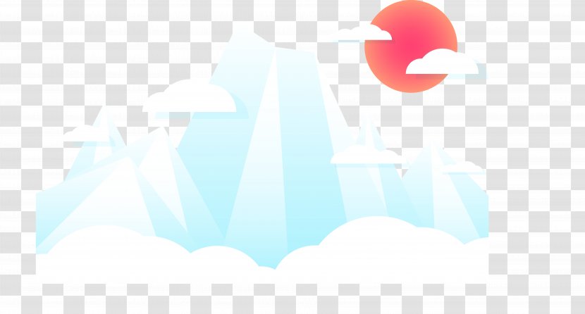 Logo Brand Font - Microsoft Azure - Snow Mountain Sunrise Vector Transparent PNG