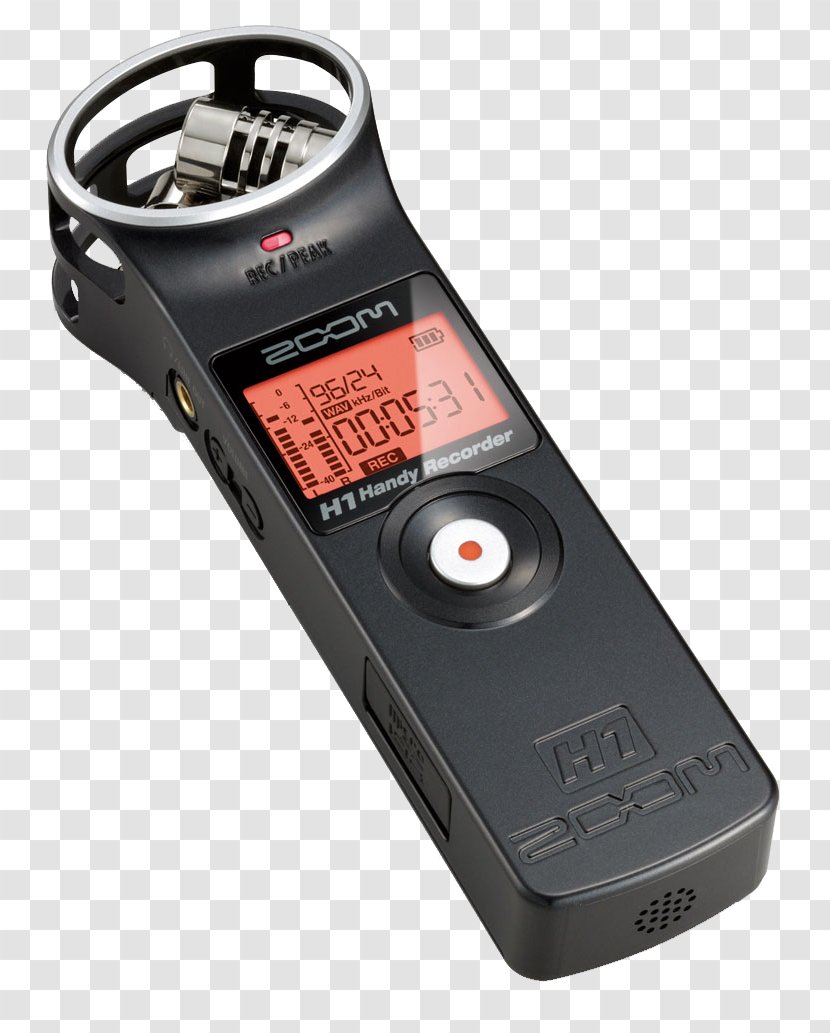 Microphone Digital Audio Zoom Corporation H4n Handy Recorder Sound Recording And Reproduction - H2 - Video Transparent PNG