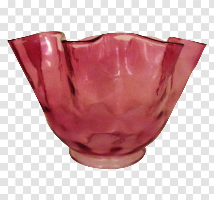 Vase Glass Bowl Pink M RTV Transparent PNG