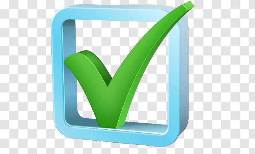 Check Mark Checkbox 3D Computer Graphics Icon - Text - Web Page Registration Success Flag Material Transparent PNG