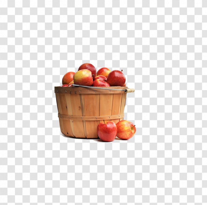 The Basket Of Apples Fuji Stock Photography - Apple - Barrel Transparent PNG