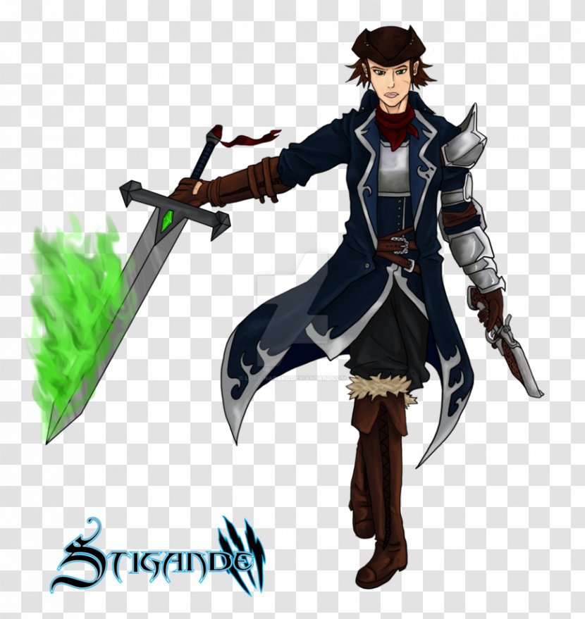 Sword Costume Design Spear Lance Mercenary Transparent PNG