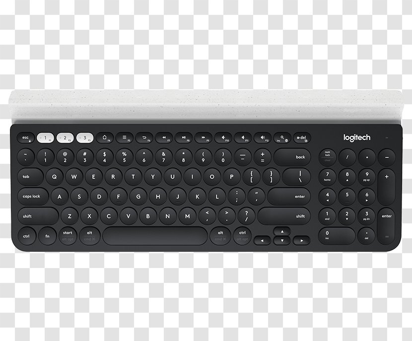 Computer Keyboard Mouse Logitech K780 Multi-Device Wireless Transparent PNG