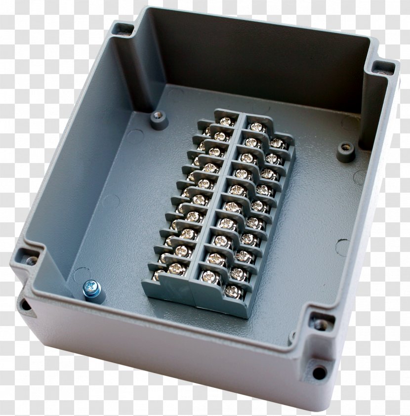 Electronics Junction Box Screw Terminal - Battery Transparent PNG