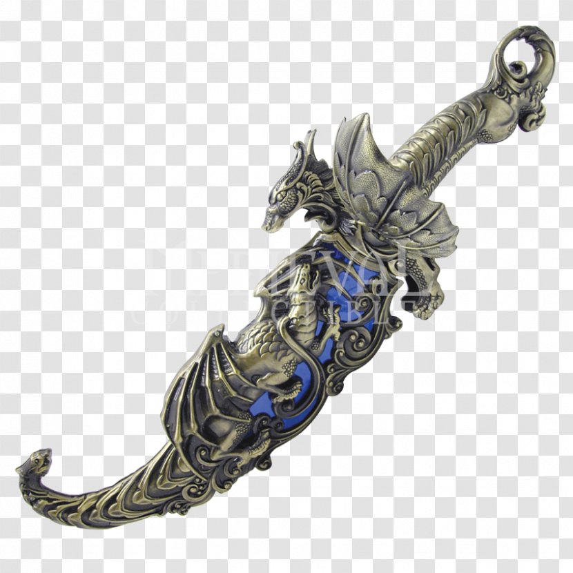 Knightly Sword Blade Dagger Hanwei - Body Jewelry - Dragon Medieval Transparent PNG