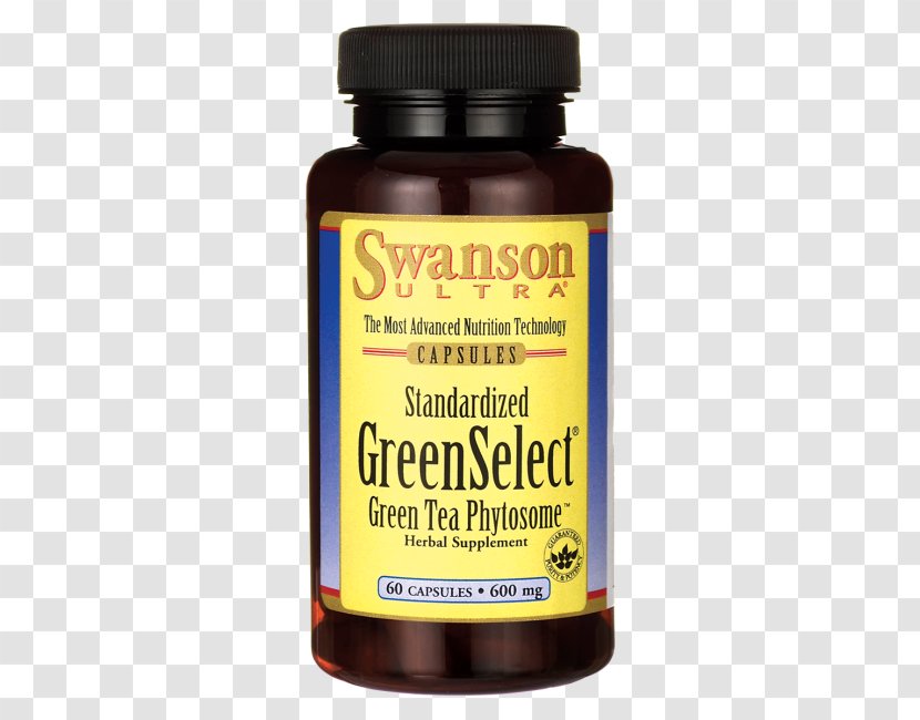 Dietary Supplement Phytosome Swanson Health Products Tea Capsule - Plant Transparent PNG