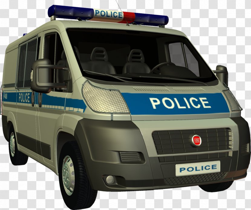 Car Police Van Painting - Transport Transparent PNG