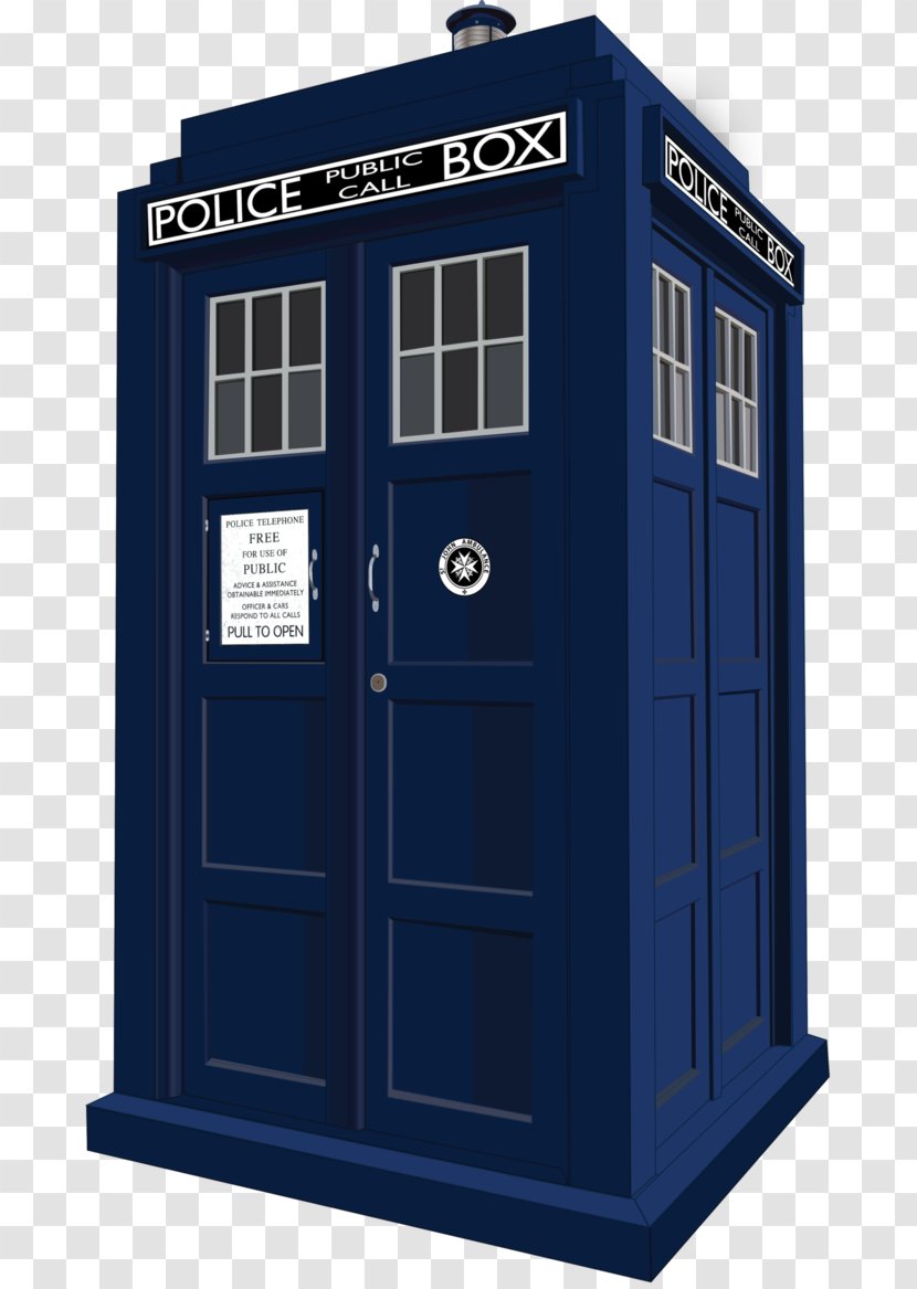 Doctor Who Season 11 Twice Upon A Time Police Box Art - Blue Transparent PNG