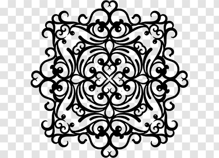 Wrought Iron Coloring Book Railing Celtic Knot - Symmetry - Window Frames Transparent PNG