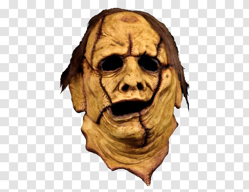 Leatherface Latex Mask The Texas Chainsaw Massacre Costume - Headgear Transparent PNG