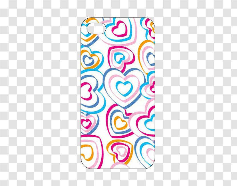 Heart Clip Art - Silhouette - Heart-shaped Color Phone Case Transparent PNG