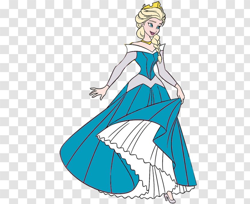 Princess Aurora Ariel Disney Elsa The Walt Company - Art - Queen Of Hearts Transparent PNG