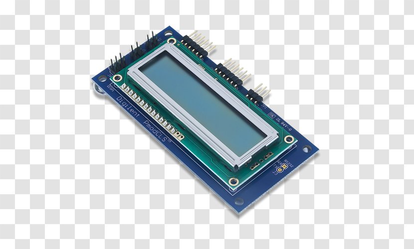 Microcontroller Pmod Interface Liquid-crystal Display Arduino - Semiconductor Transparent PNG