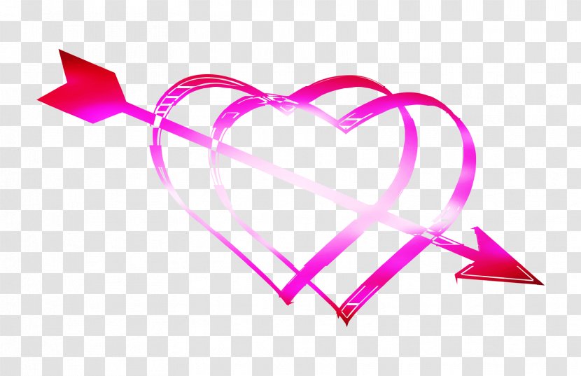 Heart Pink M Line Clip Art M-095 - Rtv Transparent PNG