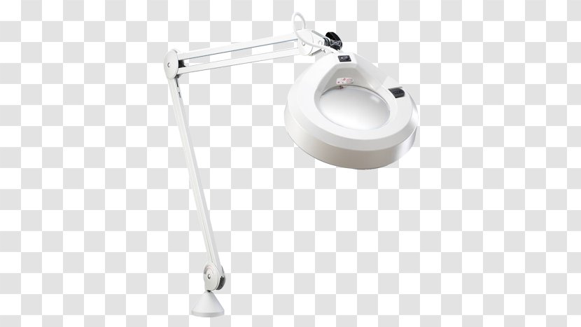 Light Lens Aven 26501-SIV Luxo 18845LG 3.5 Diopter LED Magnifier W/Edge Clamp Magnifying Glass - Lighting - Lighted Magnifiers For Low Vision Transparent PNG