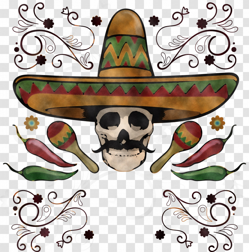 Skull Art Transparent PNG