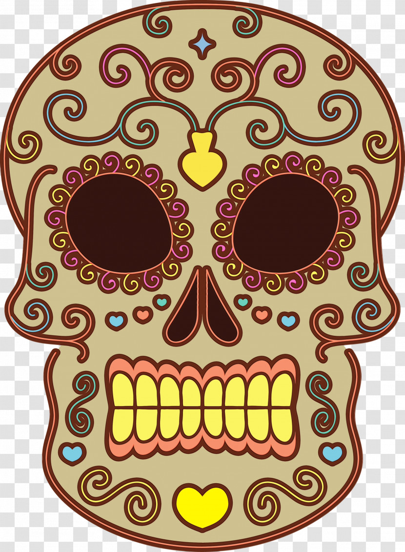 Skull Art Transparent PNG