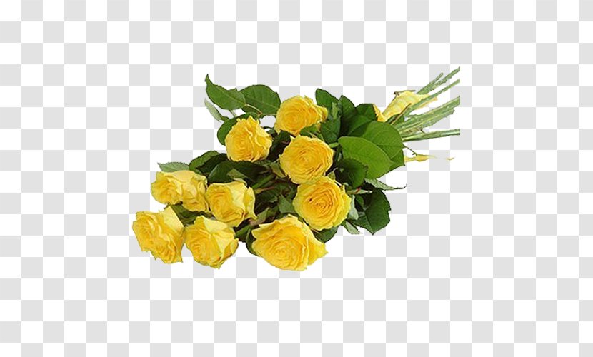 Garden Roses Yellow Flower Bouquet Aktau - Flowering Plant - Of Flowers Transparent PNG