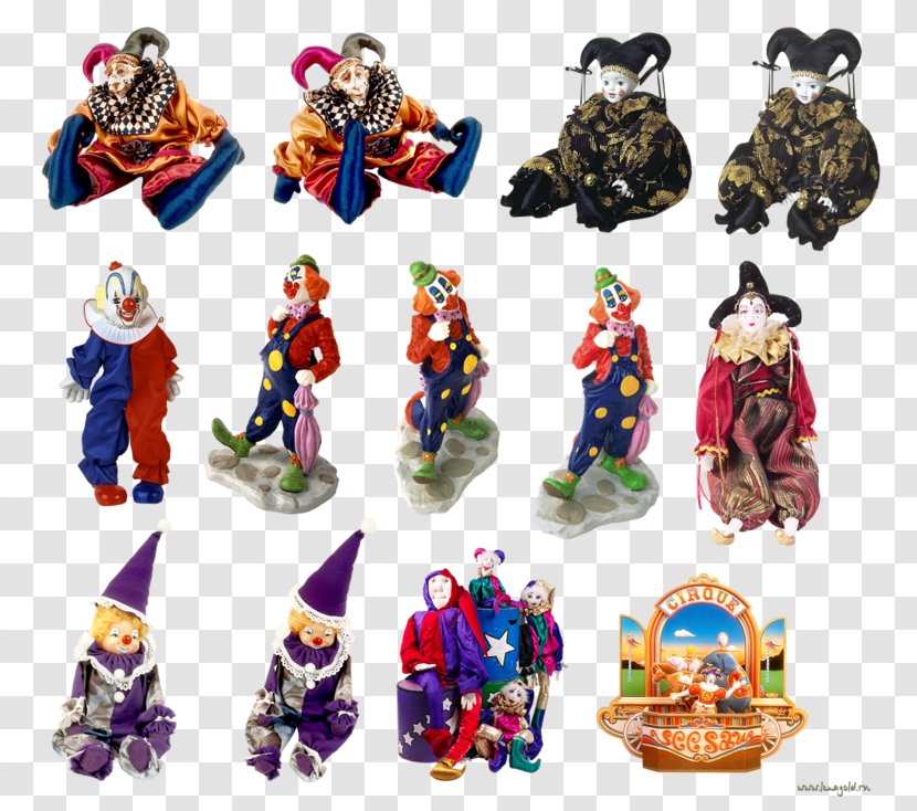 Doll Clown Toy Cartoon - Action Figure - Character Dolls Transparent PNG