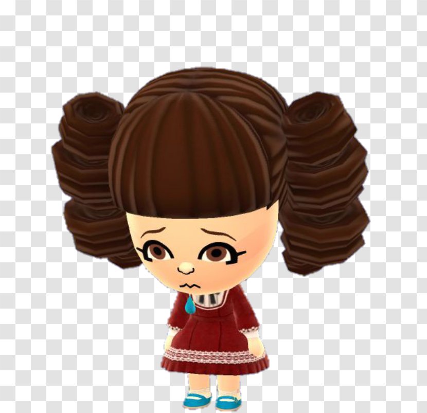 Figurine Brown Hair Doll Transparent PNG
