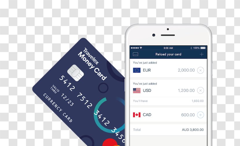 Smartphone Travelex Mobile App Money Currency - Thailand Converter Transparent PNG