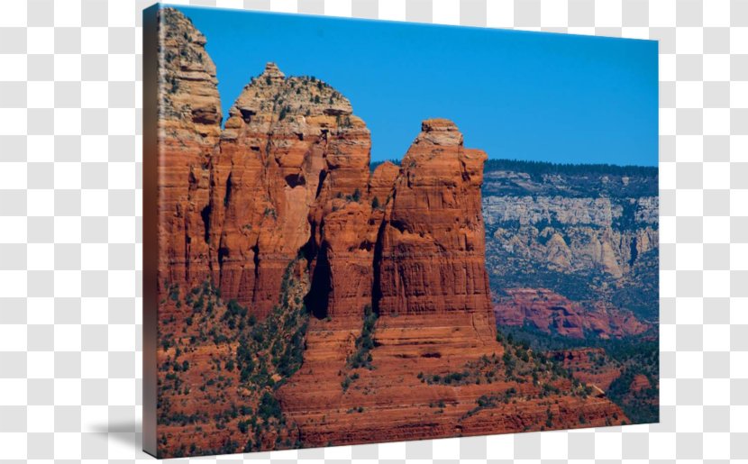 Sedona Coffee Pot Rock Gallery Wrap National Park Butte - Outcrop - In Kind Transparent PNG