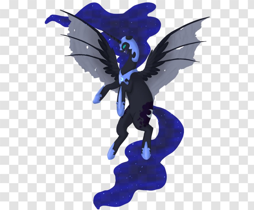 Princess Luna Applejack Pony DeviantArt Fan Art - Fictional Character - Unicorn Wings Transparent PNG