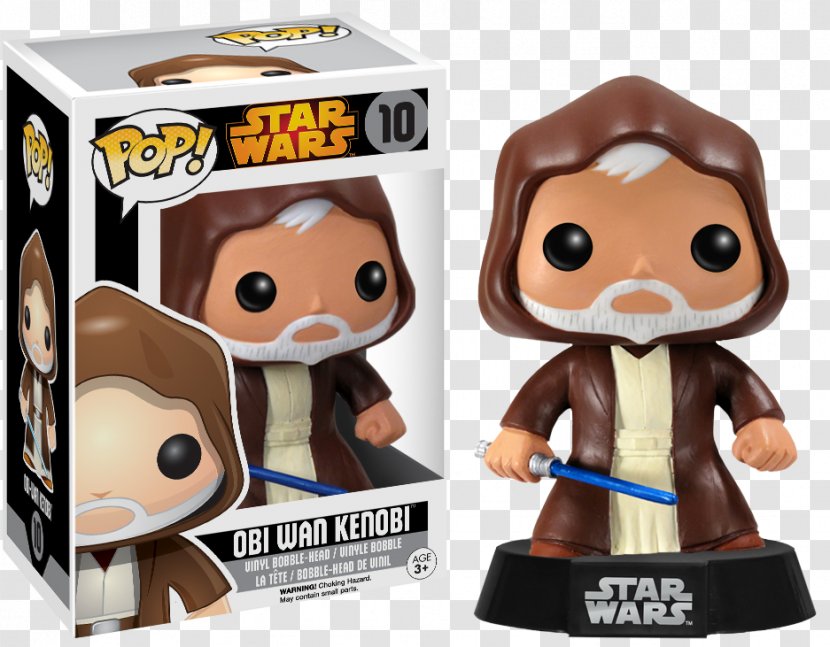 Obi-Wan Kenobi Star Wars: Anakin Skywalker Chewbacca Darth Maul - Bobblehead Transparent PNG