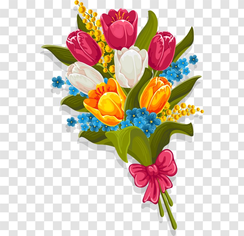 Stock Photography Flower Bouquet Clip Art - Plant - Tulip Transparent PNG