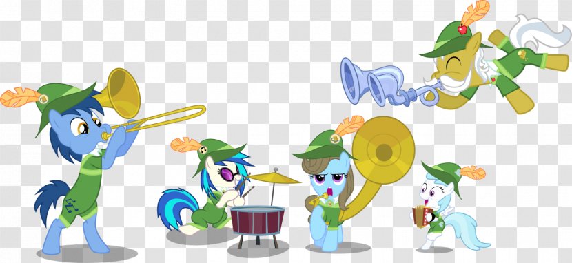 Pony Pinkie Pie Sunset Shimmer Rainbow Dash Sousaphone - Watercolor - Trumpet Transparent PNG
