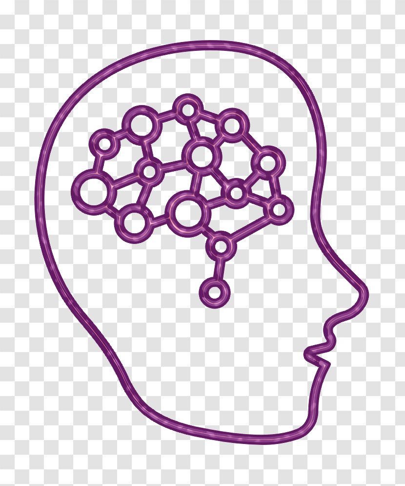 Brain Icon Brainstorm Brainstorming - Vitis Line Art Transparent PNG