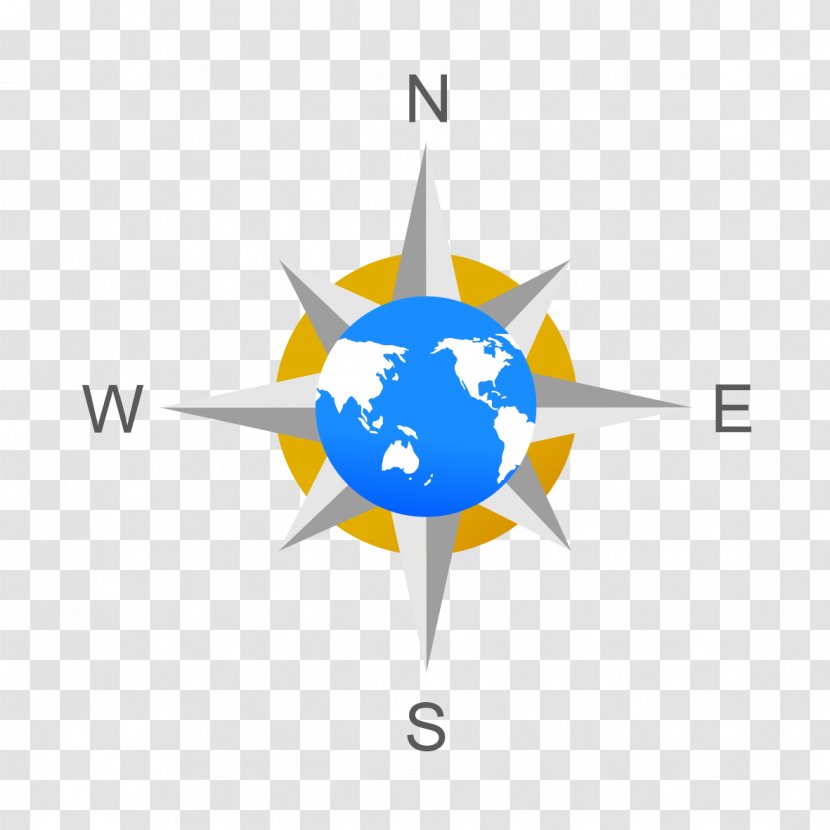 Compass Rose - Information - Earth Model Transparent PNG