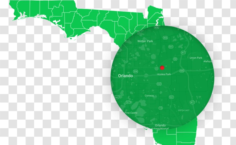 Florida World Map - United States Transparent PNG