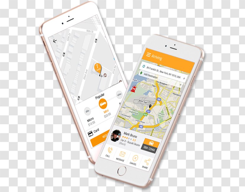 Smartphone Feature Phone Taxi E-hailing - Ehailing - App Transparent PNG