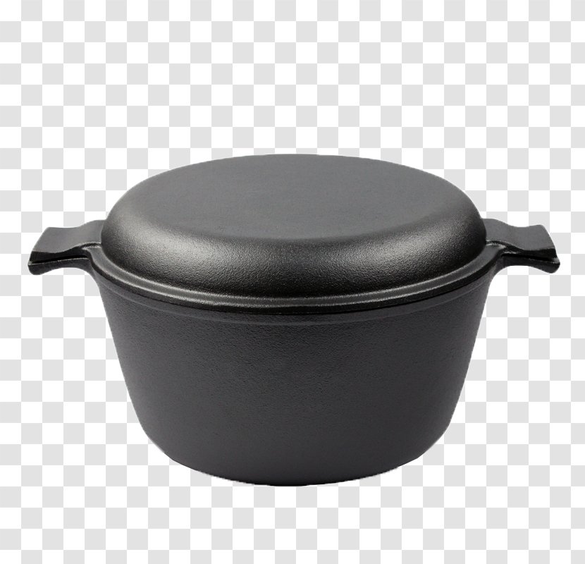 Frying Pan Cast Iron Stock Pot Cast-iron Cookware - Kitchen Stove - Flat-bottomed Multi Cooker Transparent PNG