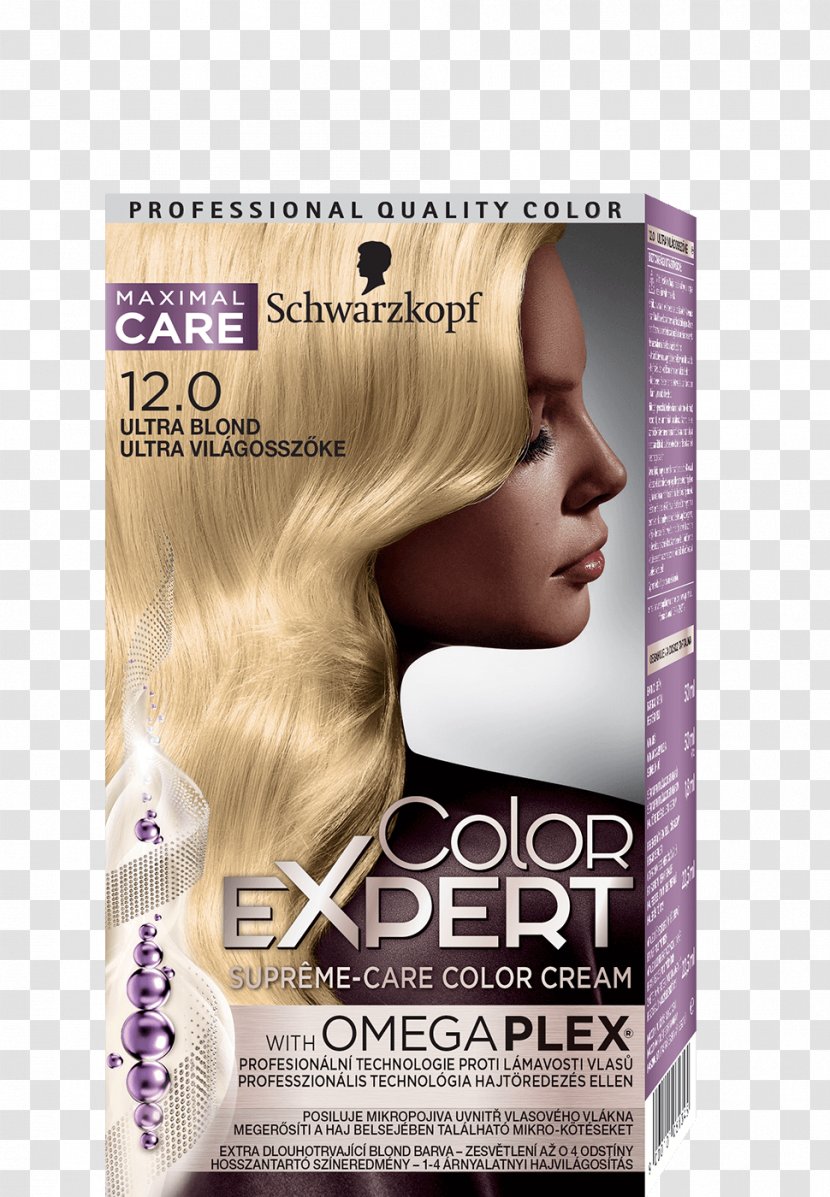 Hair Coloring Schwarzkopf Color Expert Blond Transparent PNG