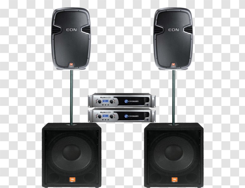 Audio Loudspeaker Computer Speakers Sound Subwoofer - Speaker - Dj Set Transparent PNG