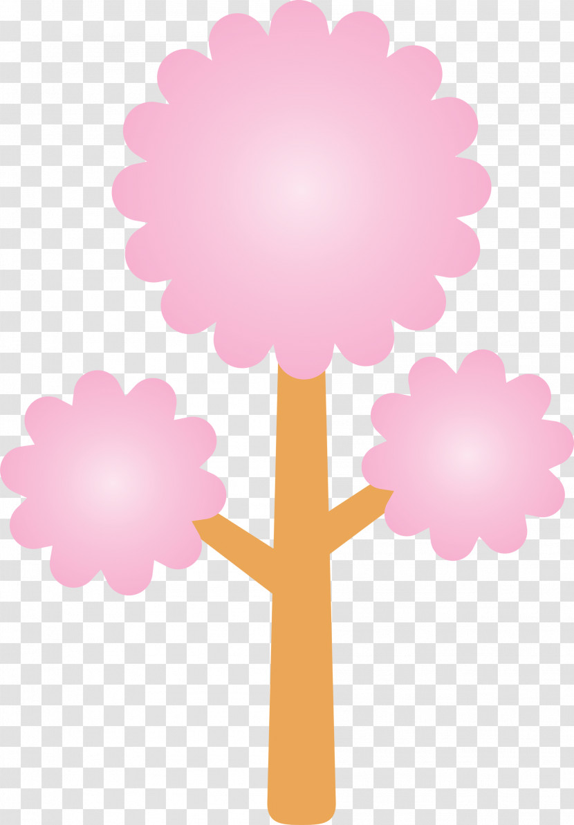 Pink Cloud Symbol Transparent PNG