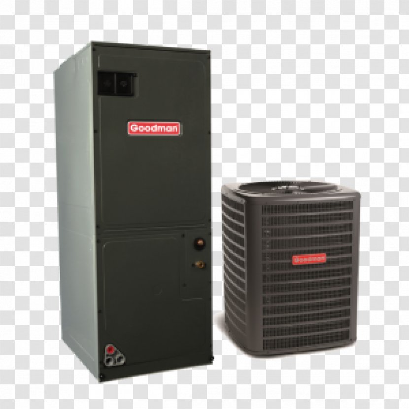 Air Conditioning Seasonal Energy Efficiency Ratio Goodman Manufacturing Heat Pump Handler - Cooling Transparent PNG