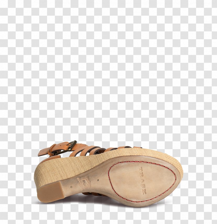 Suede Slide Shoe Sandal - Tan - Saddle Transparent PNG