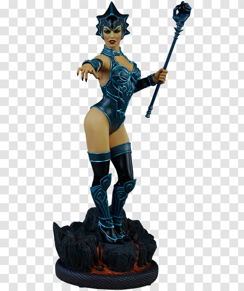 Evil-Lyn Sorceress Of Castle Grayskull Man-At-Arms Teela Queen Marlena - Action Figure - Alfred Newman Transparent PNG