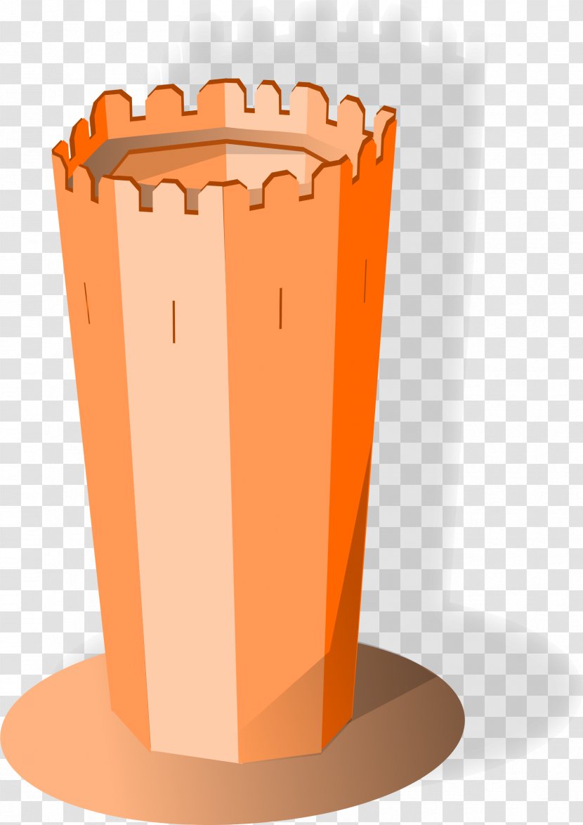 Fortified Tower Image Castle - Orange Transparent PNG