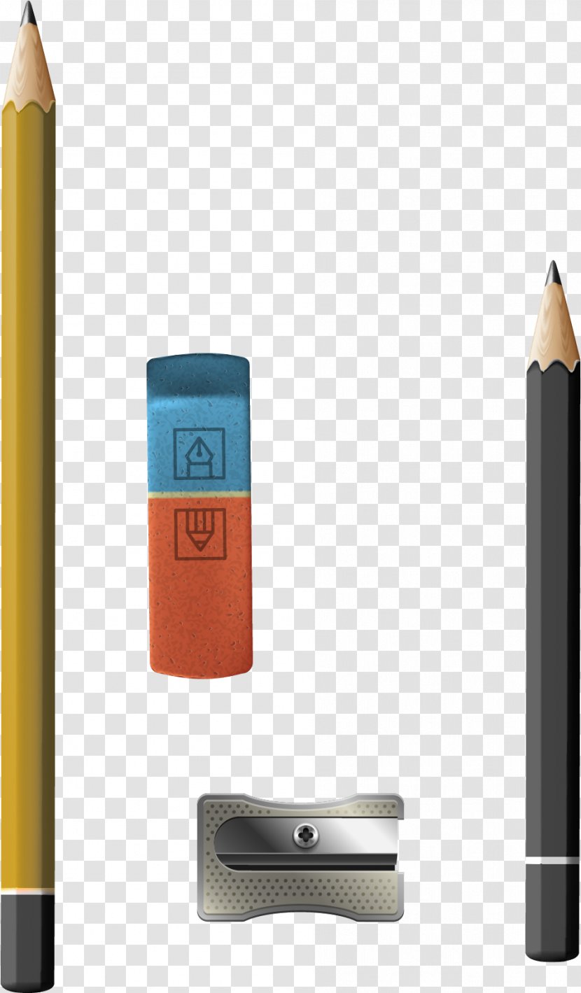 Pencil Eraser - Drawing - Vector Hand-drawn And Transparent PNG