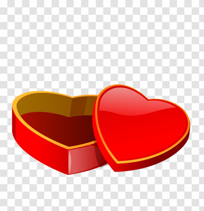 Gift Box Icon - Heart - Red Jewelry Transparent PNG
