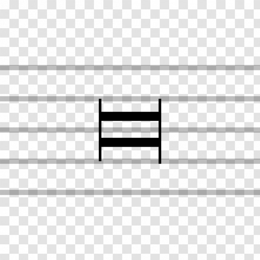 Musical Notation Double Whole Note Value Longa - Frame - Notes Transparent PNG