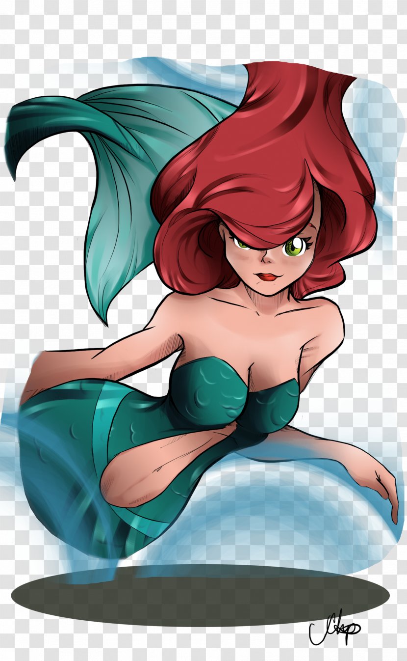 Mermaid Fiction Legendary Creature Muscle - Frame Transparent PNG
