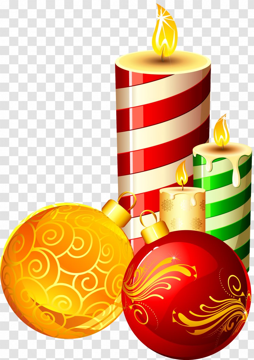 Christmas Blog Clip Art - Food - Candles Transparent PNG