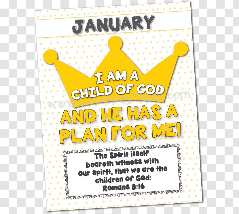 The Church Of Jesus Christ Latter-day Saints Primary I Am A Child God Bible January Transparent PNG