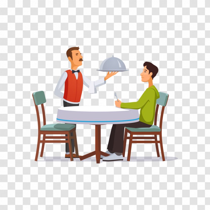 Waiter Cartoon Stock Photography Transparent PNG